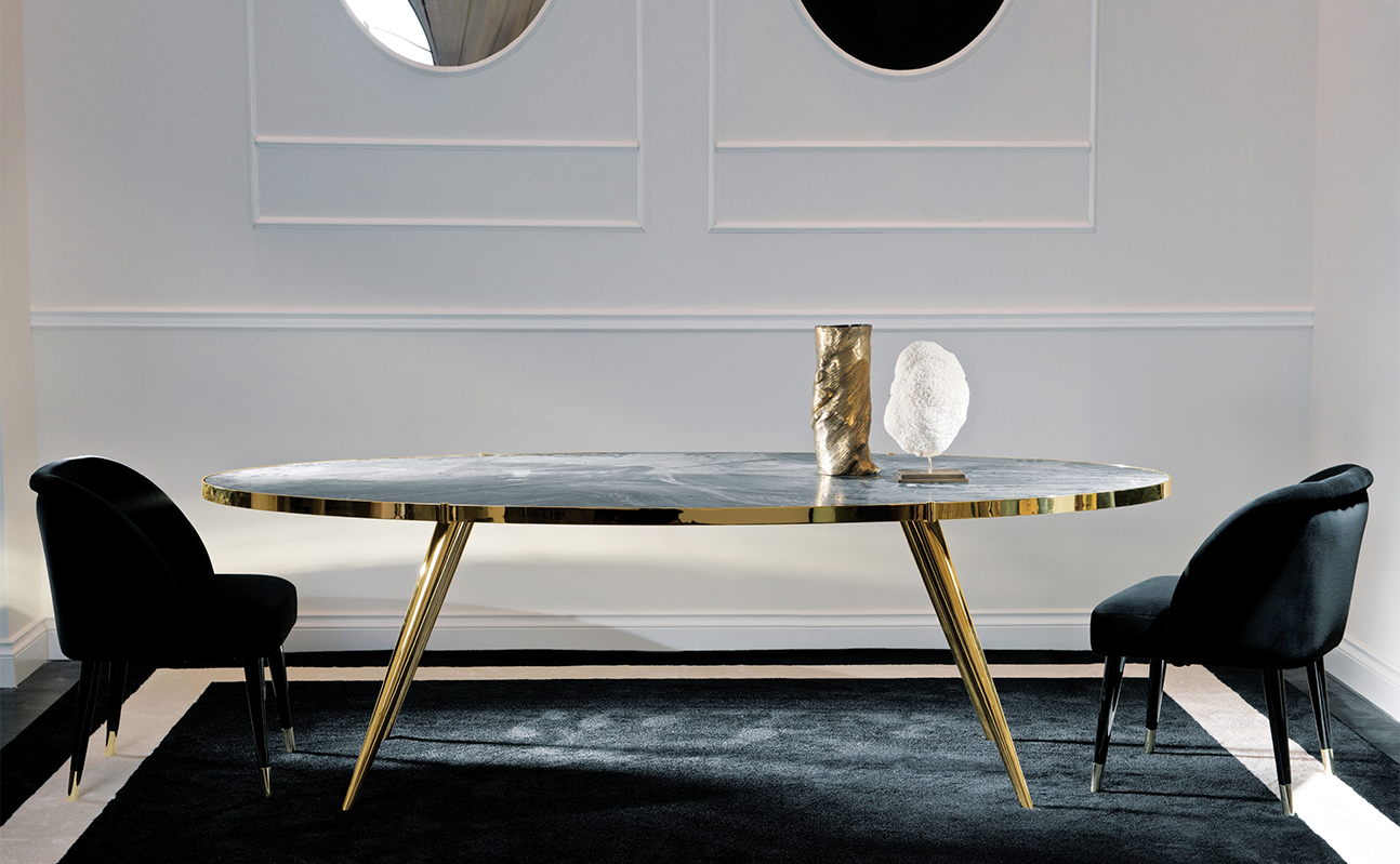 Стол  DOM EDIZIONI JEROME ELLIPTIC 