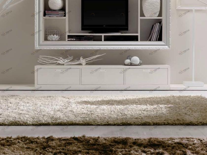 CorteZari Комод из дерева с ящиками Zoe silver 413