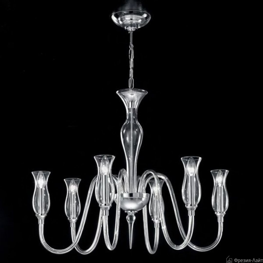 Sylcom 1020/6 K CR Soffio люстра подвесная 103576