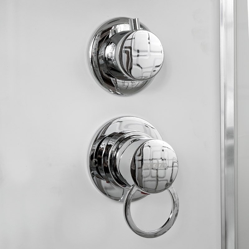 L 920 R с гм. и эл. Душевая кабина DETO Серия L ЕМ2712 R  N с гидромассажем (гм.) - Вид №5