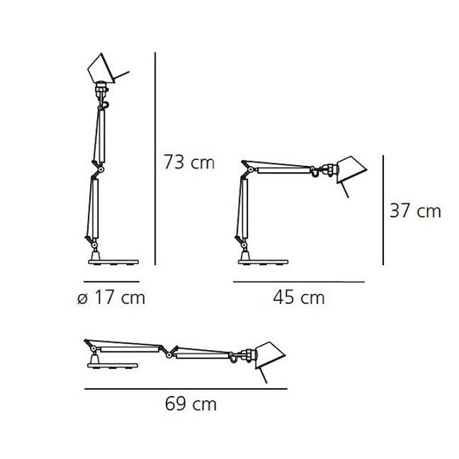 лампа настольная Artemide Tolomeo A011800 54263 - Вид №8
