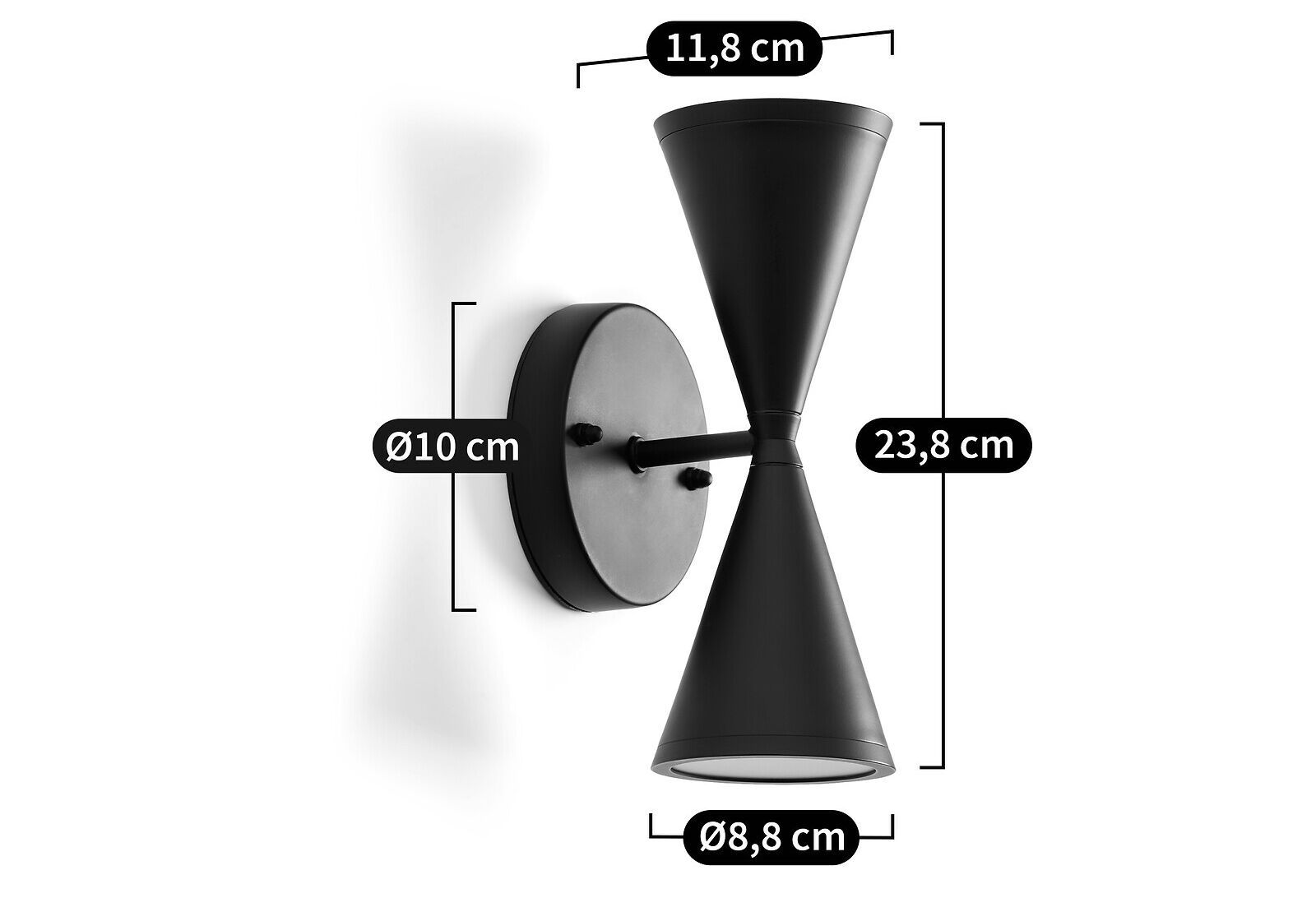 Открытый железный настенный светильник AMPM BISBILLE ARCH-00035250 - Вид №5