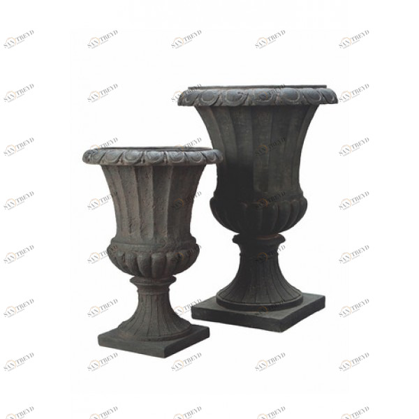 Ваза уличная коричневая "Грасс" LE-VILLAGE FLORERO 044835 Коричневый 