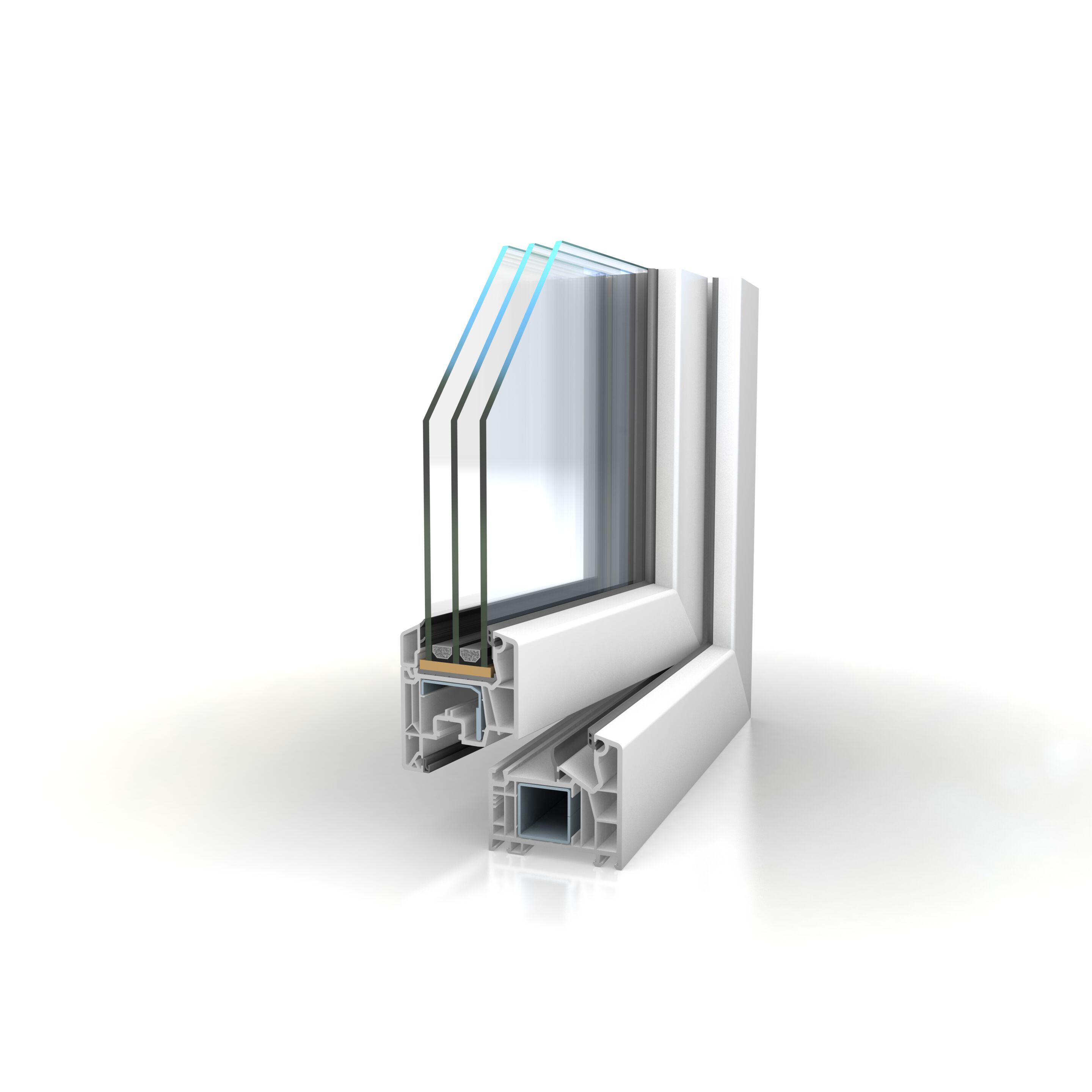 ПВХ створки окна Veka SOFTLINE 76 ARCH-00030650 - Вид №6