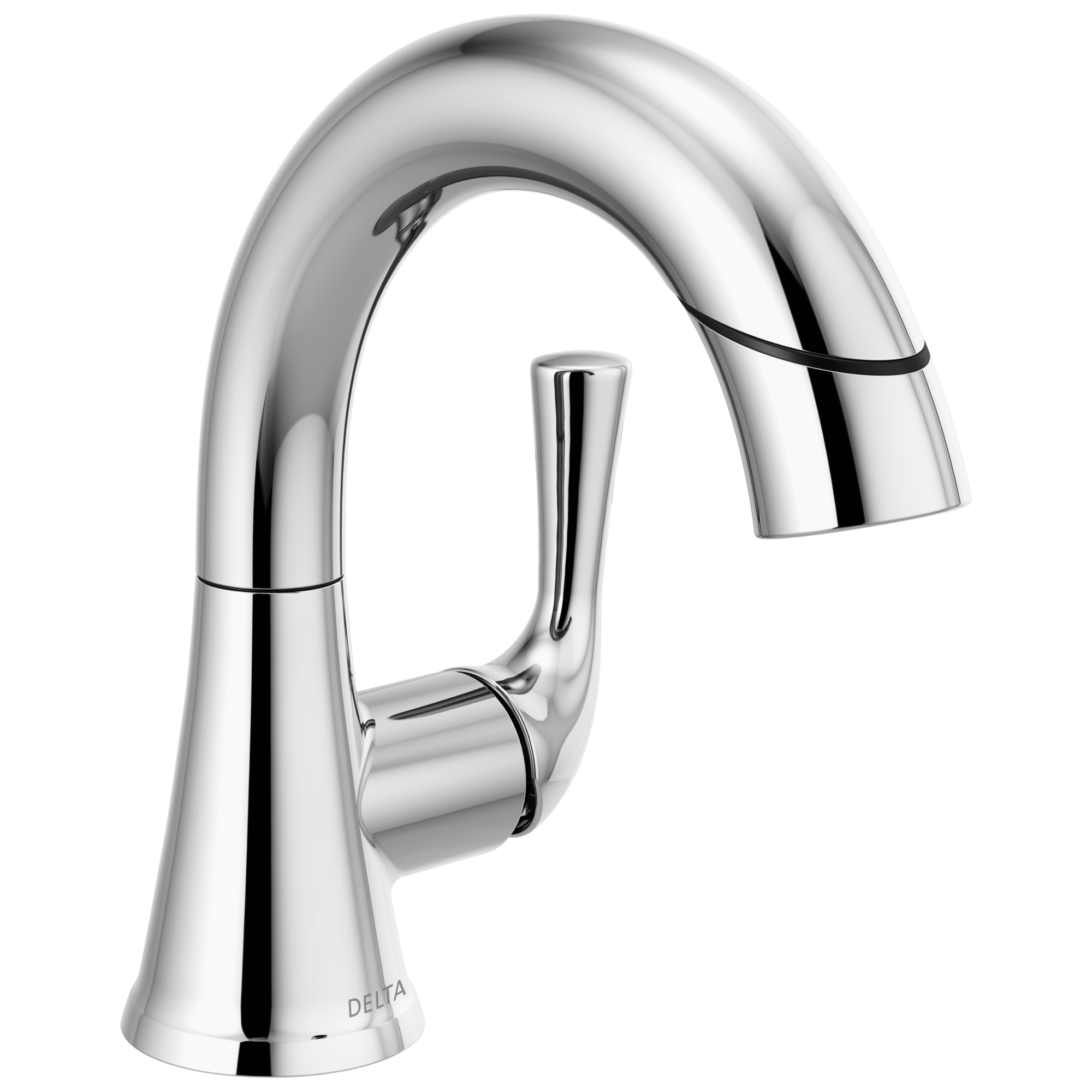 533LF-PDMPU Выдвижной смеситель для ванной с одной ручкой Delta Faucet Kayra Хром