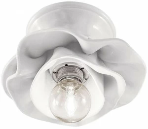 FERROLUCE Круглый керамический потолочный светильник Lecco C1285/6