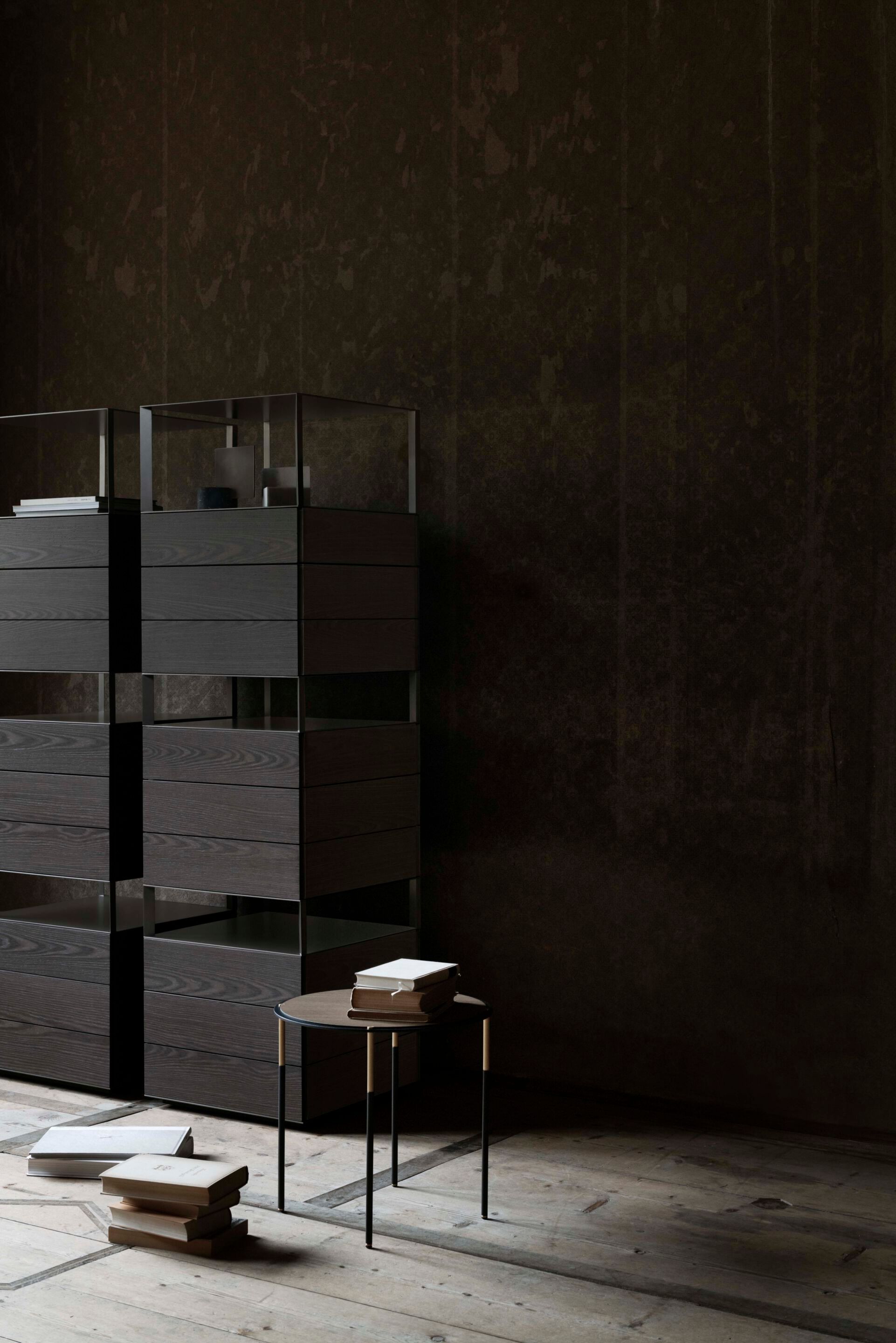 Модульный комод из стали и дерева Living Divani Halfsquare ARCH-00013349 - Вид №1