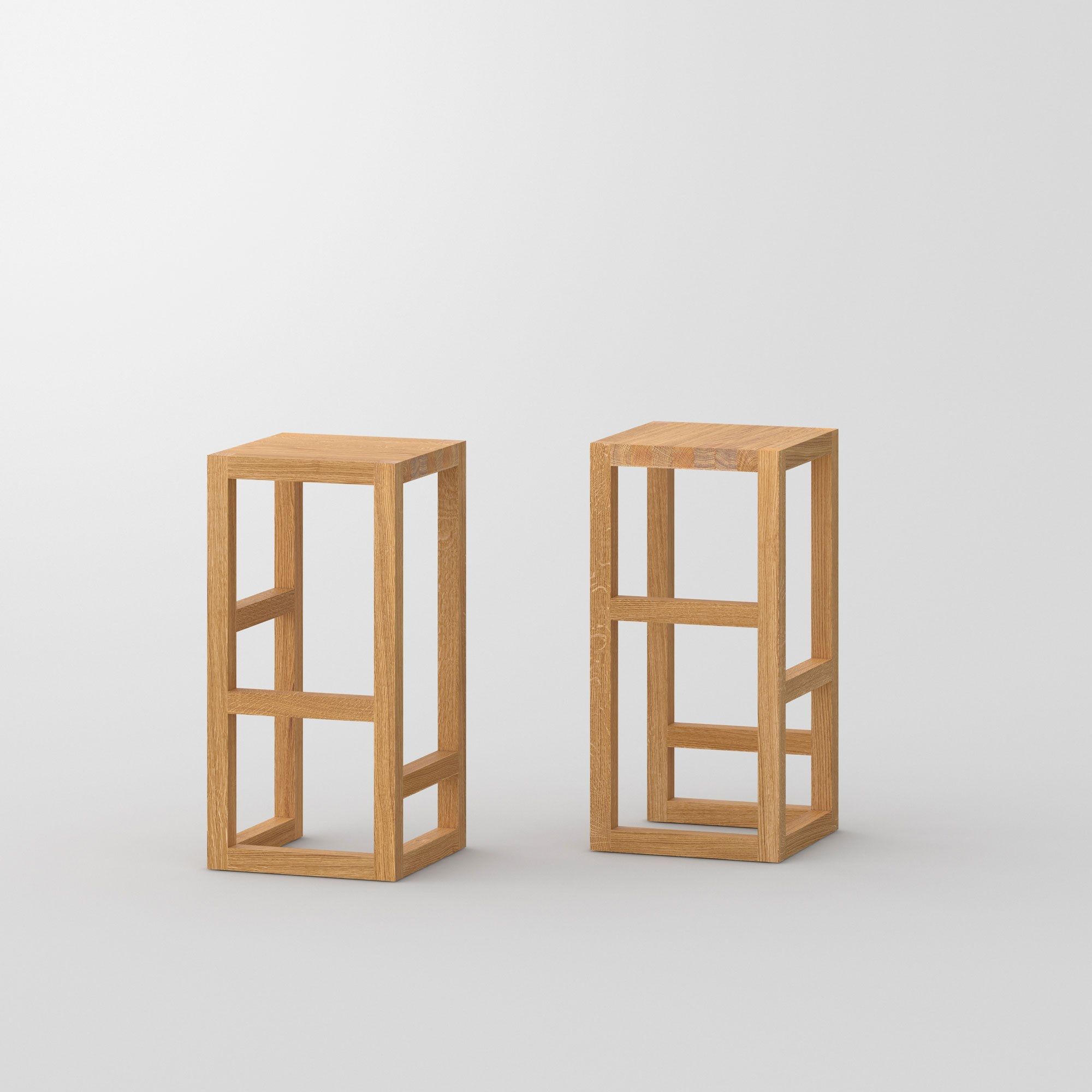 Деревянный табурет с подставкой для ног In Stock Vitamin Design ARCH-00054612 - Вид №1