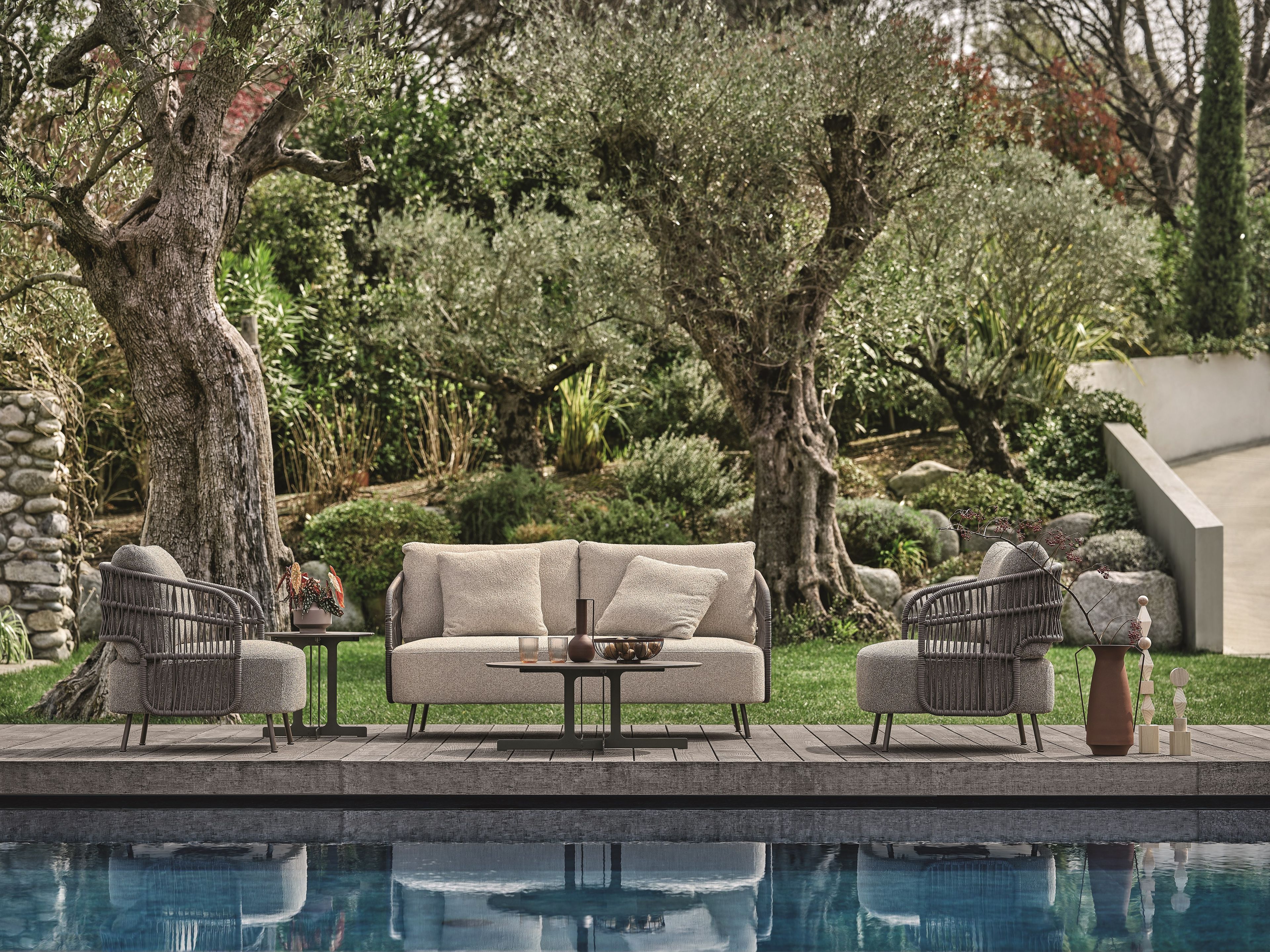 2-местный тканевый садовый диван Ditre Italia 356 ARCH-00095189 - Вид №2