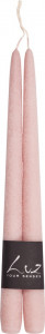 10574033 Luz your senses Набор свечей Luz your senses "Рустик" 30см, 2 шт (серо-розовый) Парафин