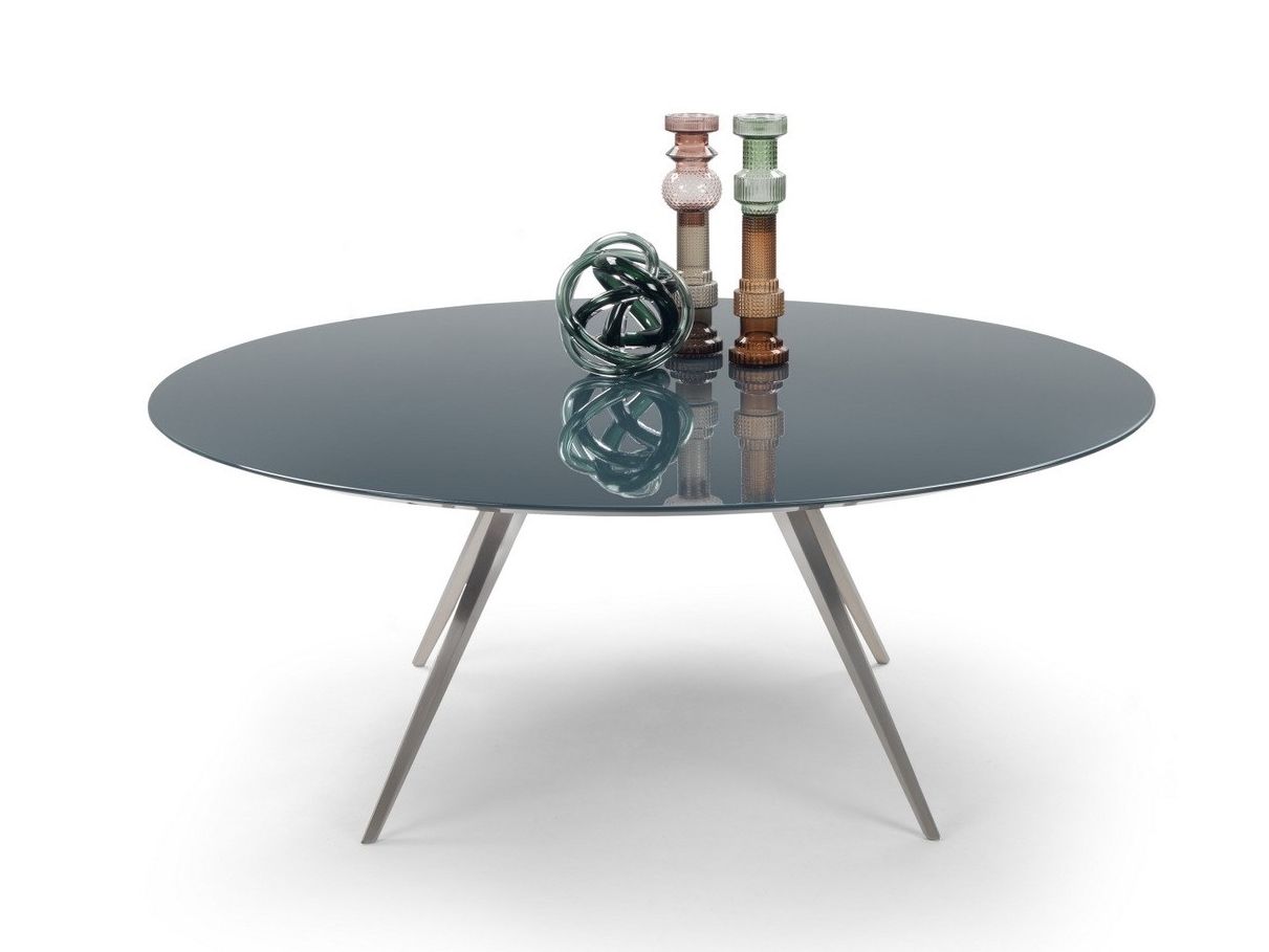 Круглый стол с лакированной столешницей Flexform ARCH-00091797