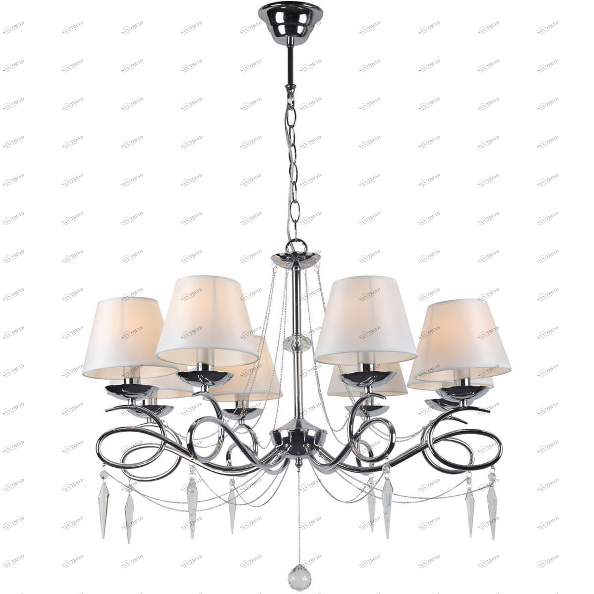 Подвесная люстра Omnilux Padru OML-53303-08 OMNILUX PADRU 187100 Белый 