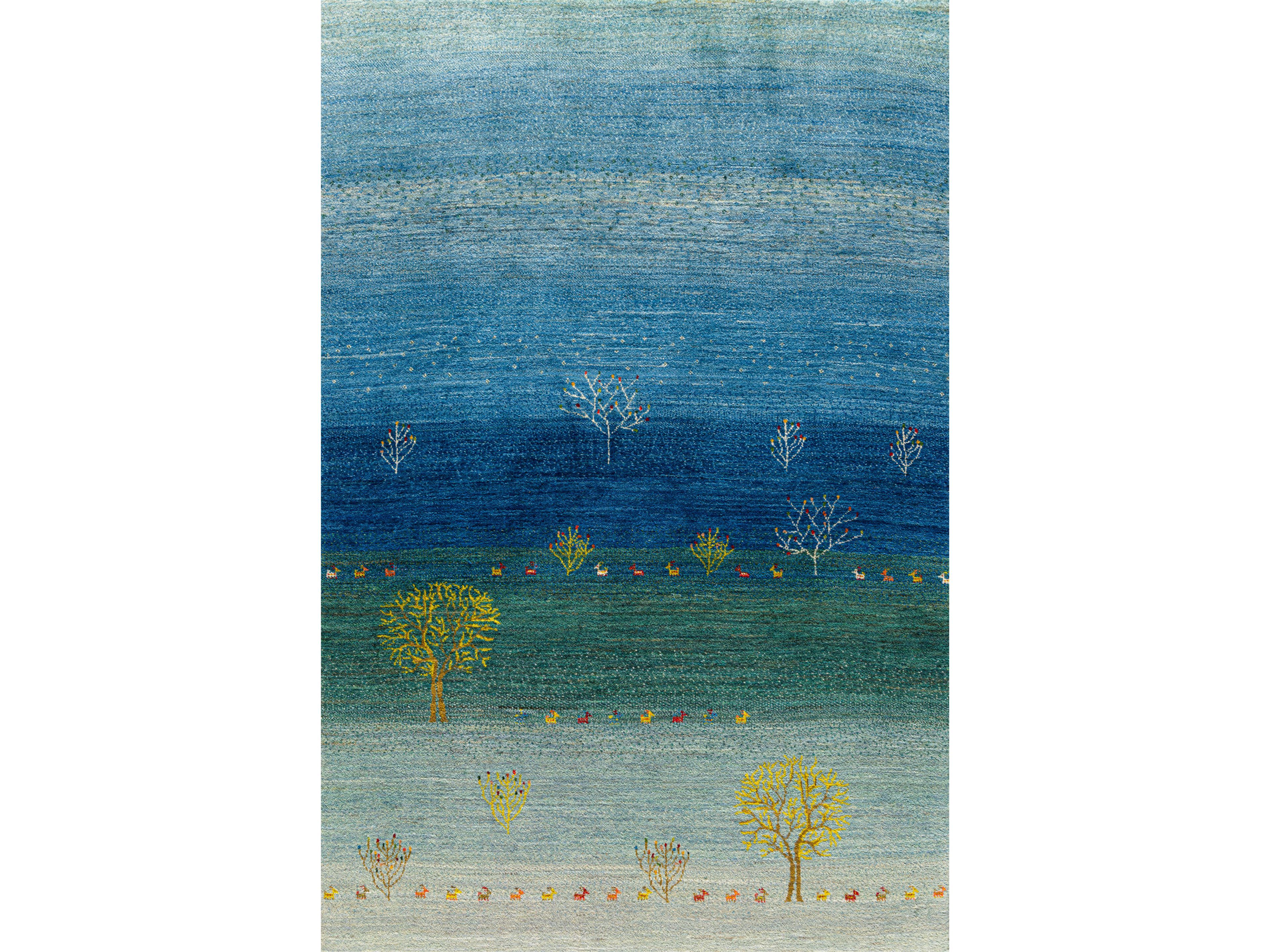 Прямоугольный шерстяной ковер Zollanvari Gabbehs Landscapes ARCH-00135841 - Вид №1