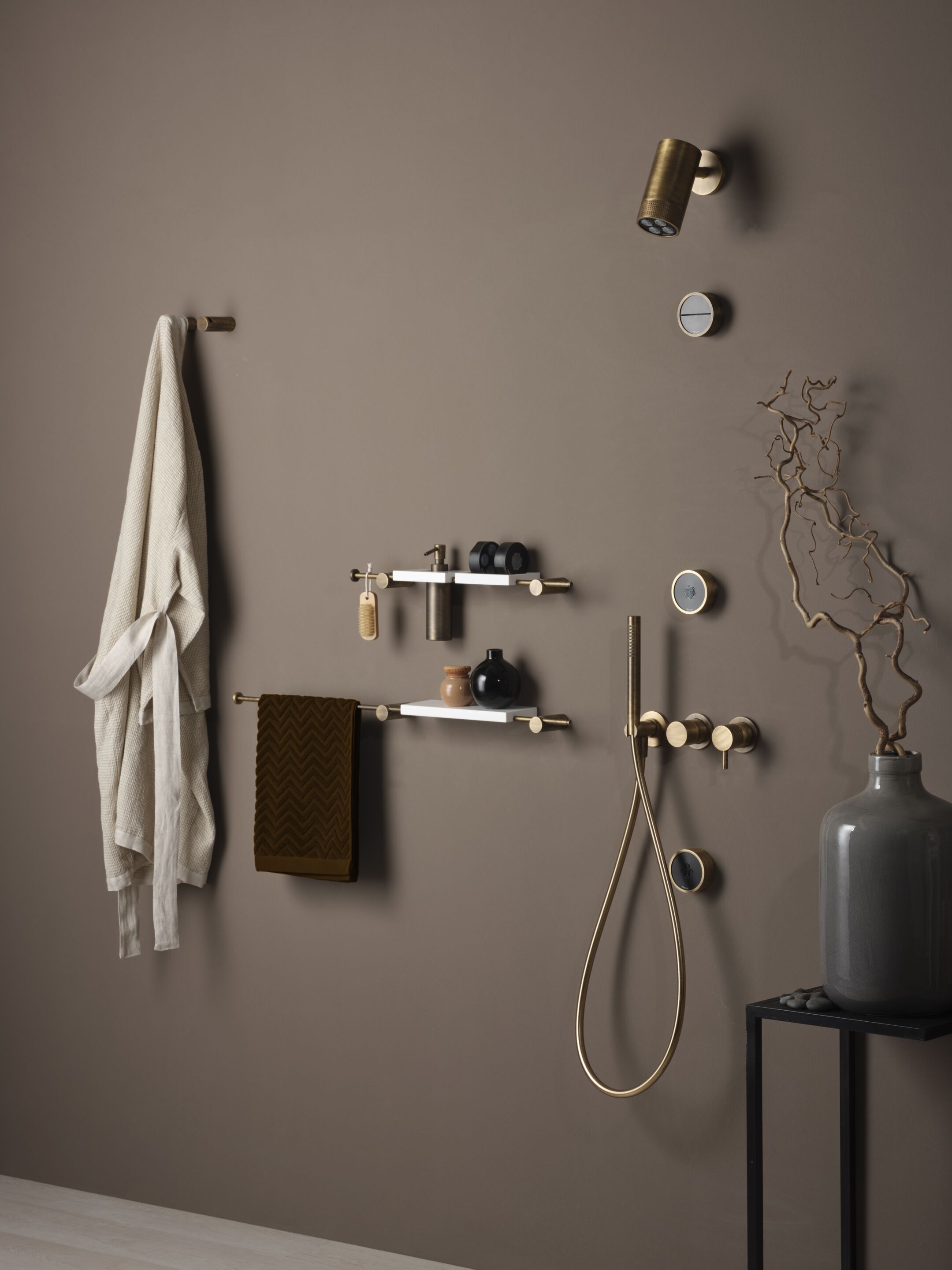 Латунная боковая насадка для душа Ritmonio Diametro35 Wellness отпечатки пальцев ARCH-00043916 - Вид №9