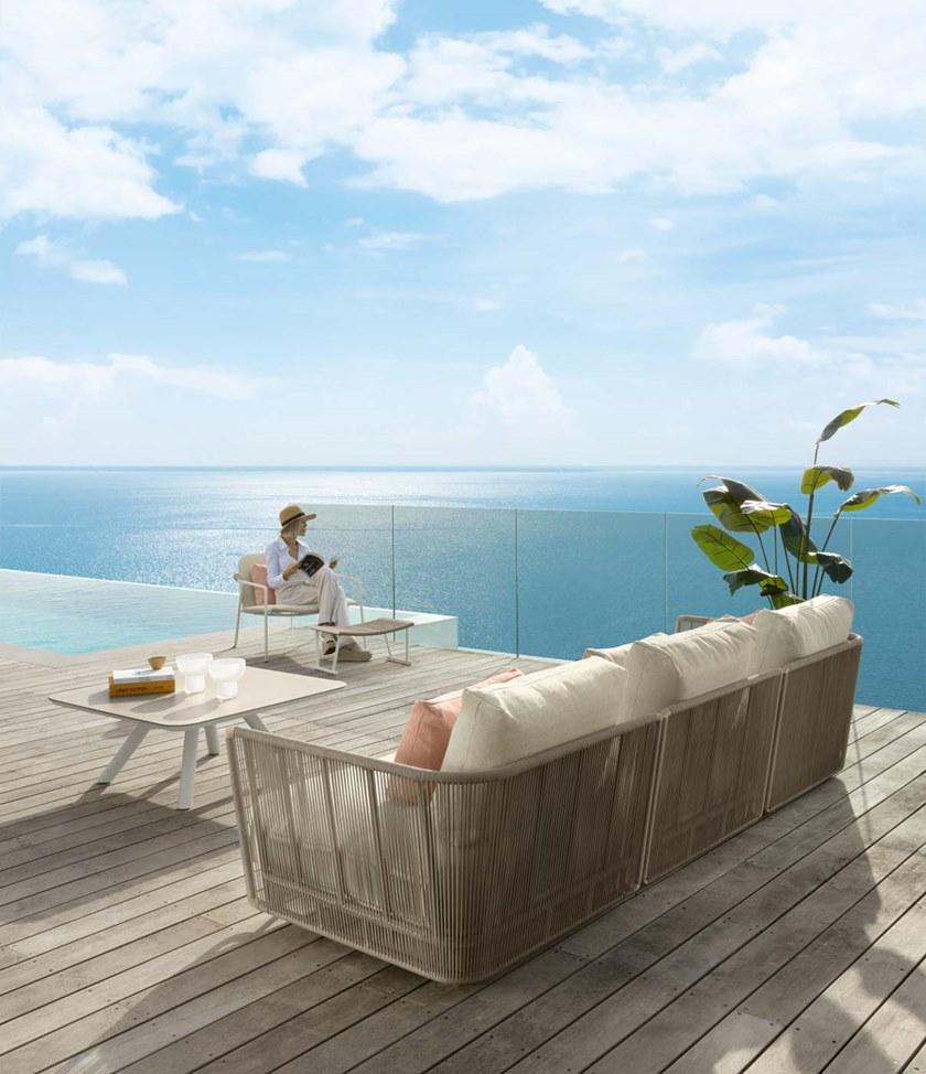 Talenti Низкий садовый стол из керамогранита Coral Cortc100 - Вид №3