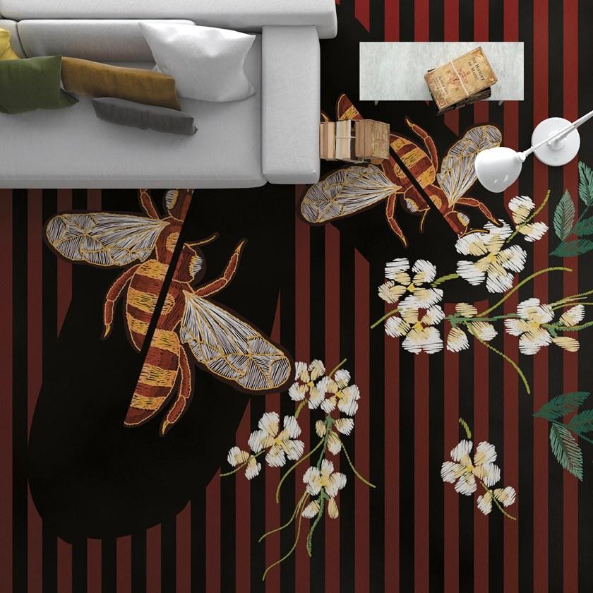 YO2 Прямоугольный коврик из полиамида с рисунком Art slots sun-id-1427859 - Вид №1