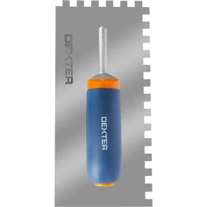 Гладилка зубчатая из нержавеющей стали Dexter LRM1041 128x280 мм, зуб 10x10 мм