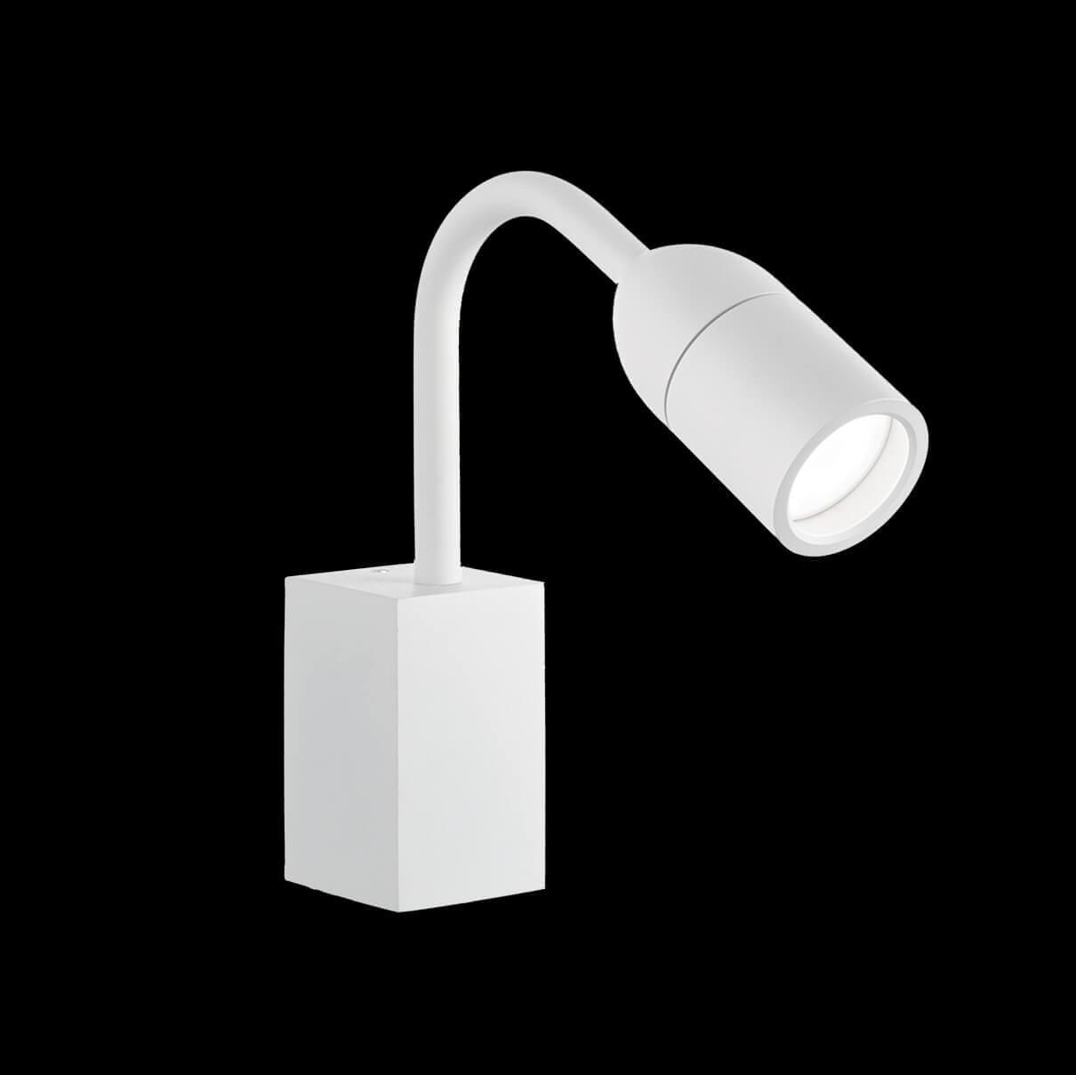 Уличный настенный светильник белый Ideal Lux Loop AP1 Bianco IDEAL LUX LOOP 00-3897897 Белый - Вид №1