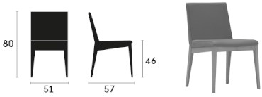 Capdell Стул из бука с обивкой Duna sun-id-1357181 - Вид №2