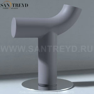 470189 Табурет “Cow” в комплекте с стальным основанием.