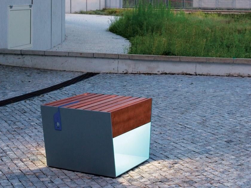 mmcité1 Скамейка со встроенным освещением Blocq sun-id-1370648 - Вид №2