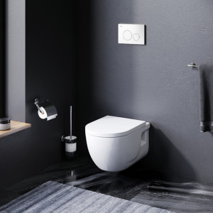 IS49001.801701 Комплект инсталляция с клав Pro L белый с подвесным унитазом FlashClean с сид м AM.PM Like