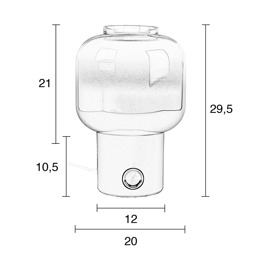 Светильник настольный Moody, черный Zuiver 5200039 - Вид №7
