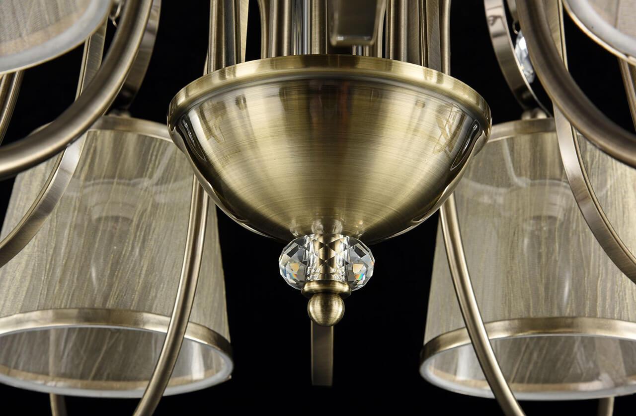 Потолочная люстра Freya Simone FR2020-PL-06-BZ FREYA ДИЗАЙНЕРСКИЕ, SIMONE BRONZE 187911 Бежевый  - Вид №2