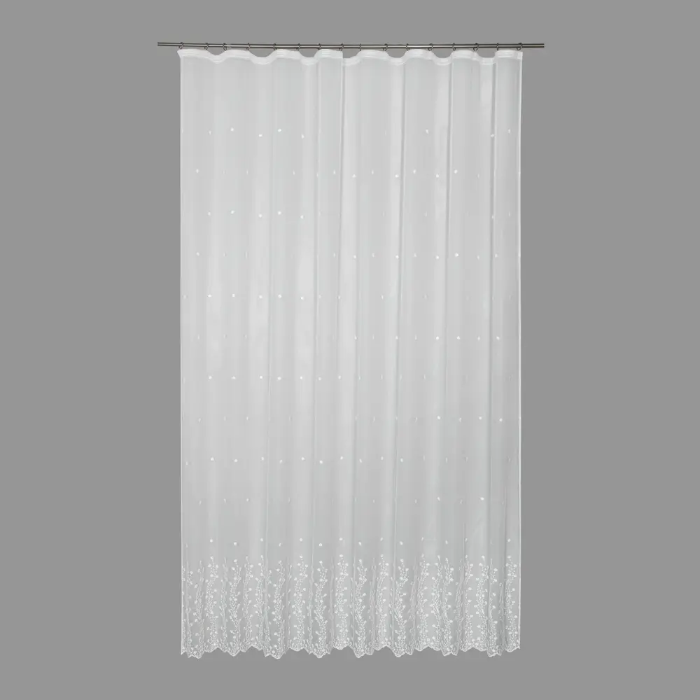 Тюль на ленте «Черемуха» 250x280 см цвет белый GARDEN STLM-2003306 - Вид №1