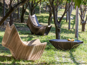 3D печатных пластиковых шезлонг