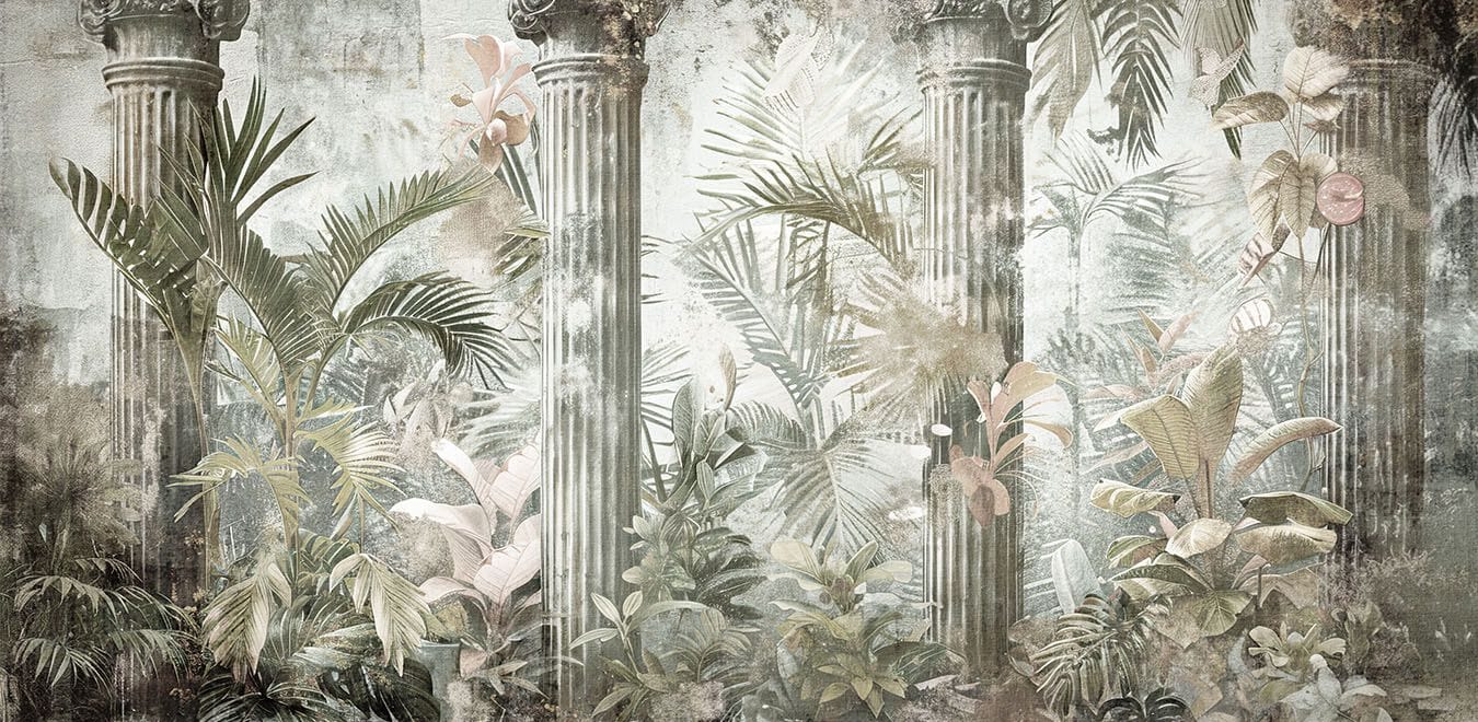 Обои с цветочными мотивами Creativespace Prêt-à-porter ARCH-00024033 - Вид №1