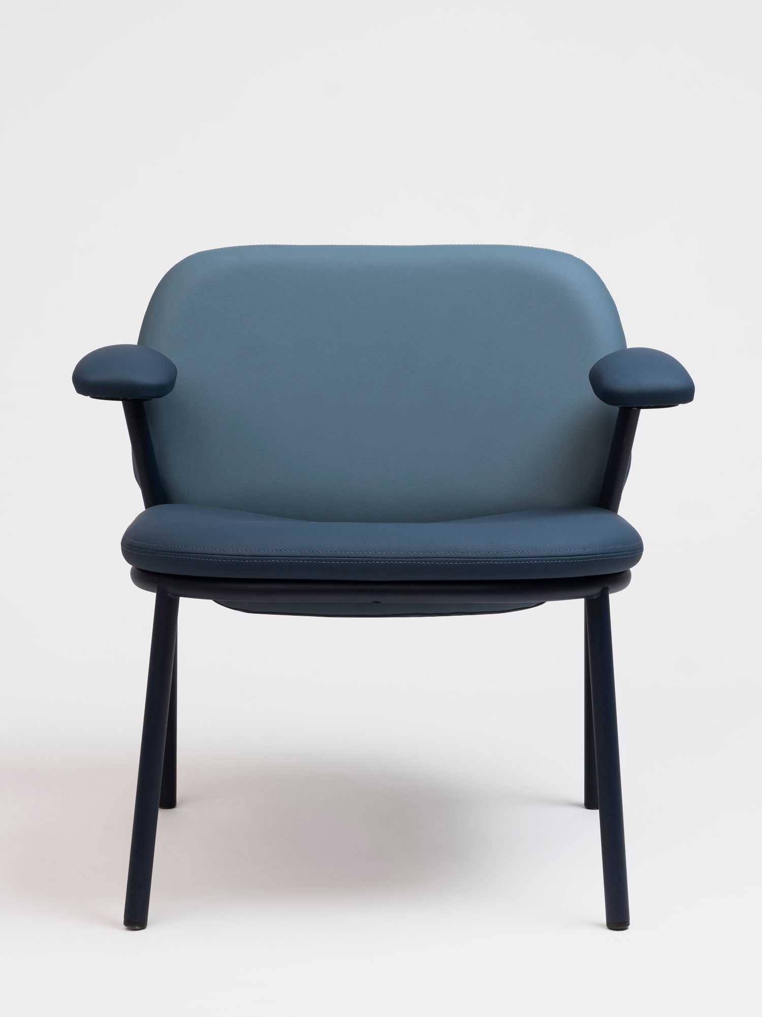 Кожаный мягкий стул с подлокотниками ONDARRETA шерсть ARCH-00093633 - Вид №3