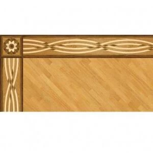 Художественный паркет Da Vinci Паркетный Бордюр 26-136 Орех Европейский (Грецкий) Селект (Гладкая) 1000х200 мм.