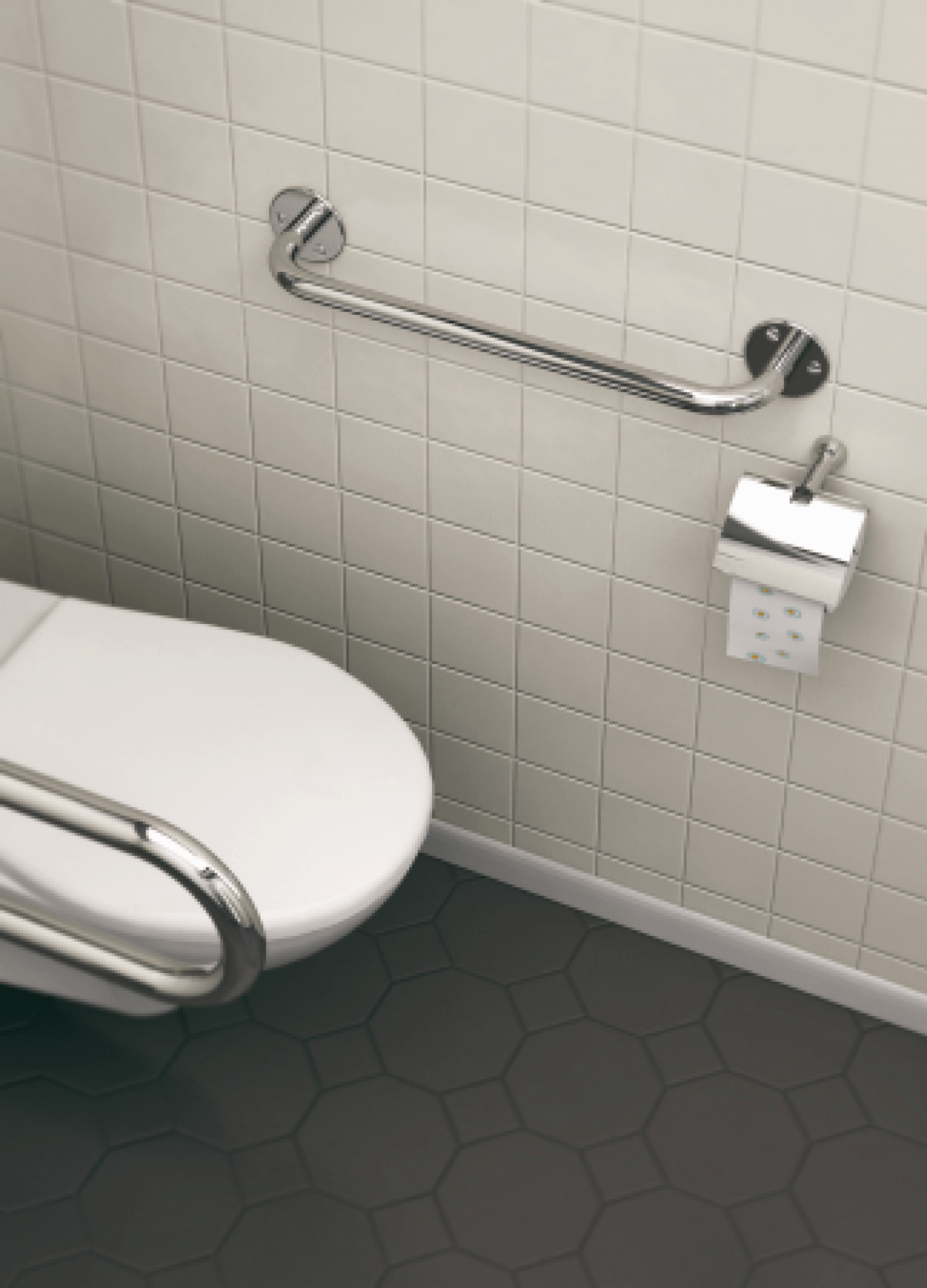 Сантехнические аксессуары WBPPX004 Прямой поручень Terma 38x20  - Вид №8