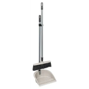 Совок и щетка Ленивка Люкс цвет капучино