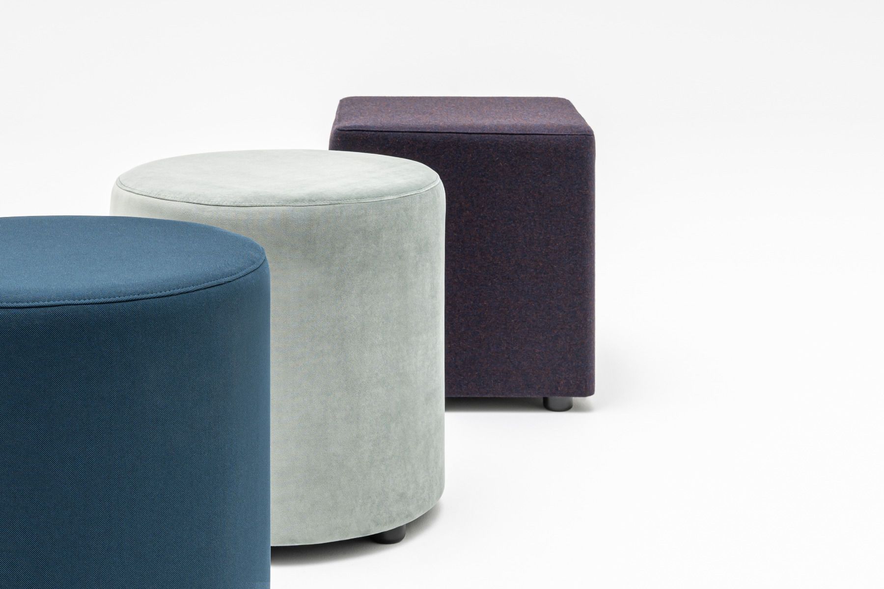 Круглый пуф из ткани MDD Mix ARCH-00032658 - Вид №5