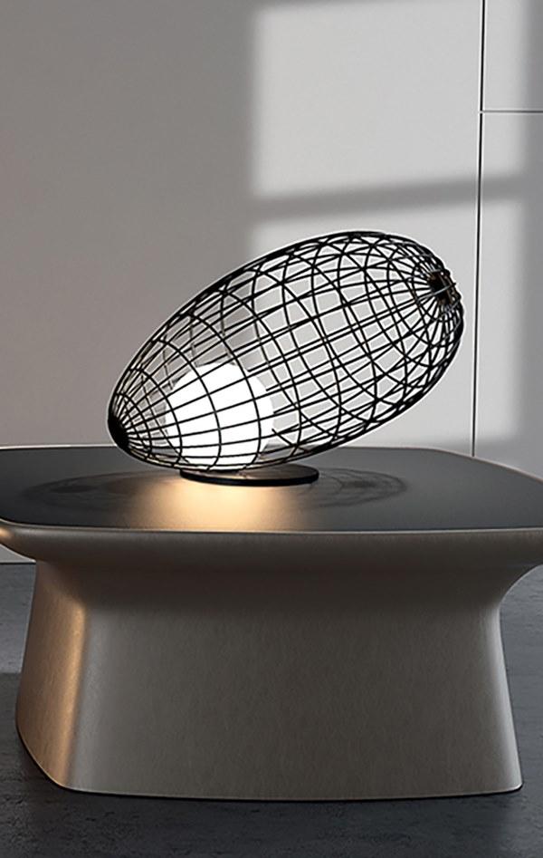 NEXO LUCE Светодиодная настольная лампа из стали Oxen table lamp 7007d1 / 7007d2 - Вид №1