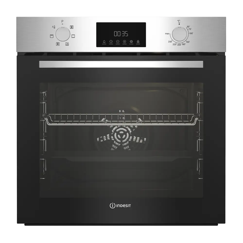 Электрический Духовой Шкаф Indesit Ibfte 3644 Ix 59.4x59.5 См Конвекция Цвет Нержавеющая Сталь STLM-2056882 - Вид №1