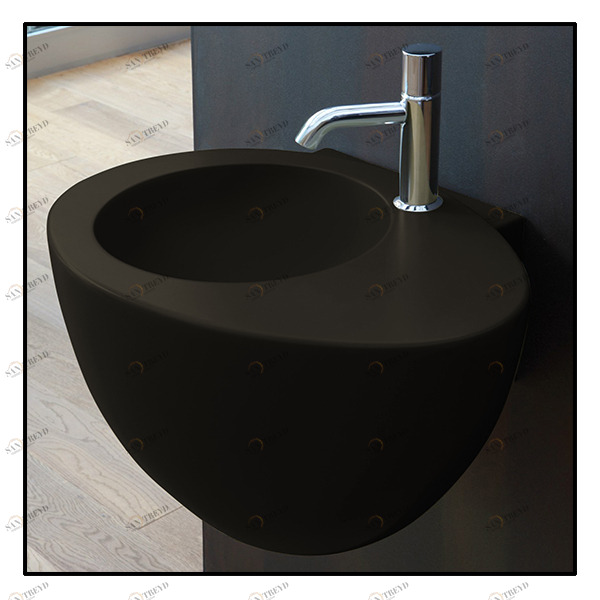 LGLSFN Подвесная раковина настенная овальная Ceramica Cielo 