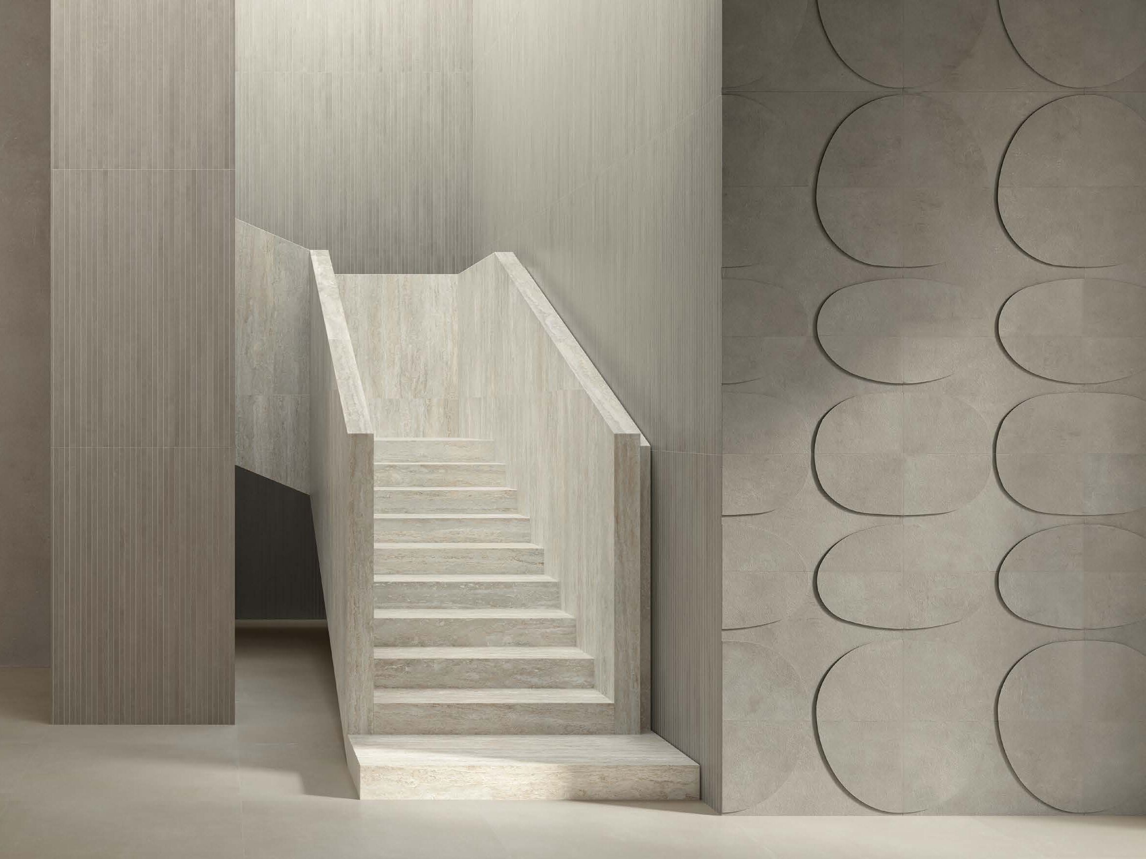 Трехмерное керамогранитное покрытие с эффектом цемента Italgraniti цементы ARCH-00123970 - Вид №1