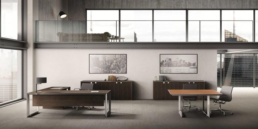 IFT Квадратный стол для переговоров обтянутый кожей 45/90 sun-id-1459991 - Вид №1