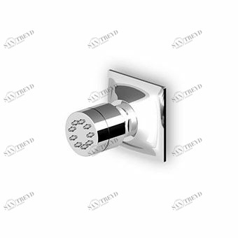 Z92897 Душевая лейка с фиксированной форсункой, для душевых уголков, с системой защиты от накипи. Zucchetti Bellagio 
