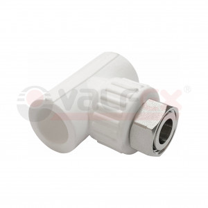 10140125 Valfex Тройник комбинированный с накидной гайкой