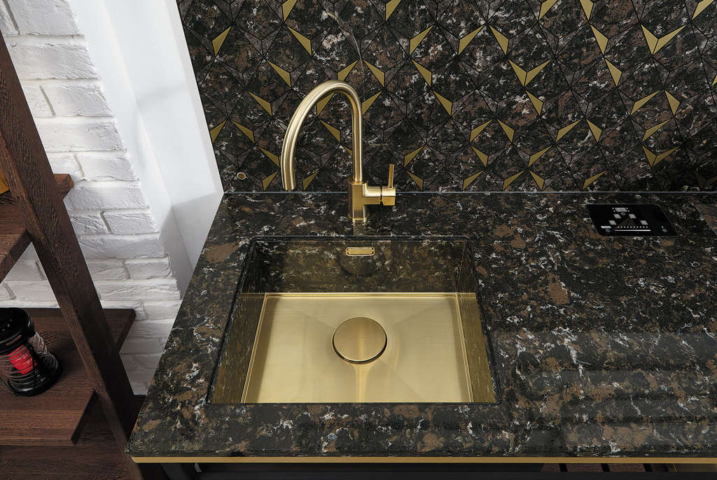 Кухонная мойка Kasen 53-26 INT LG OMOIKIRI 4993790 - Вид №2