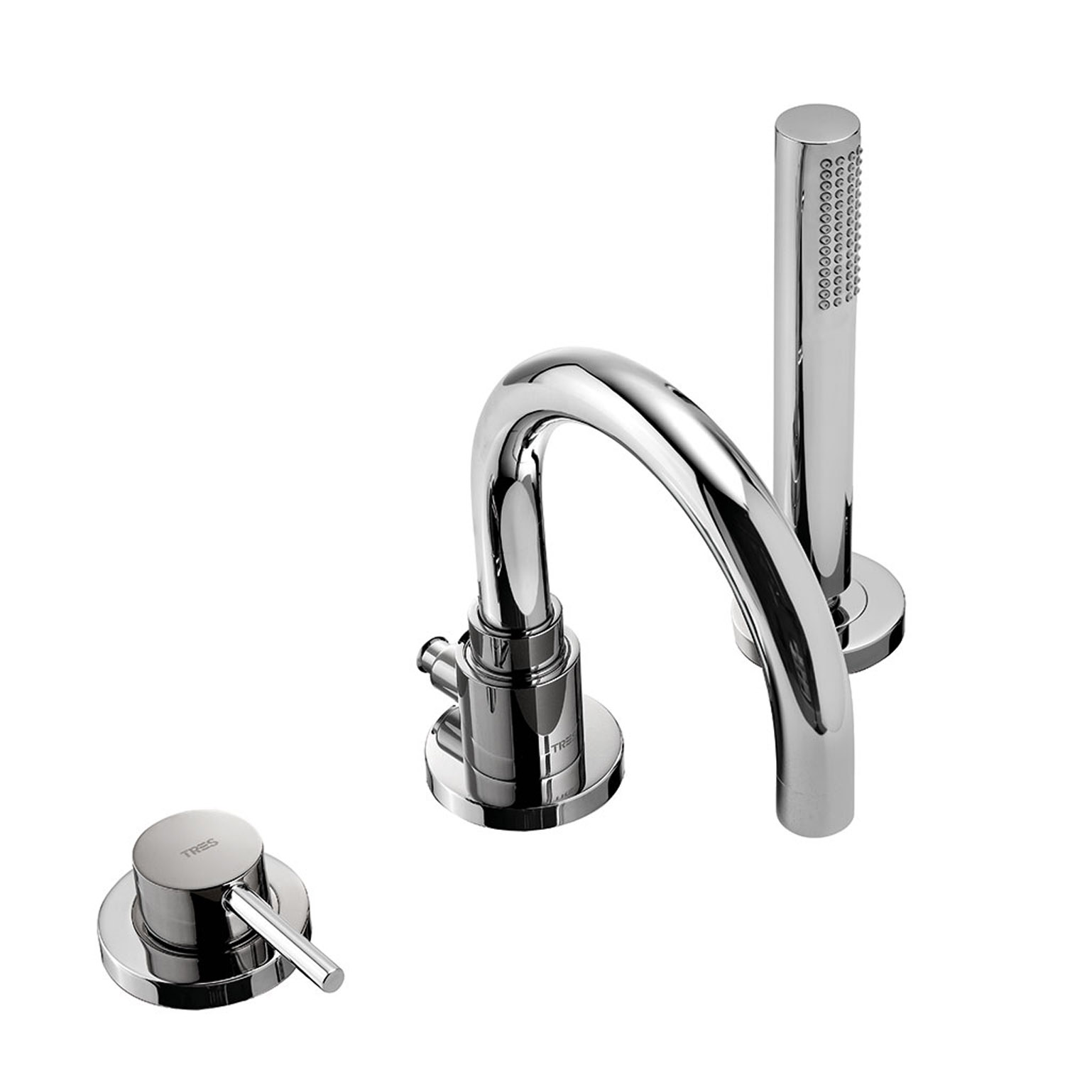 Смеситель для ванны STUDY с одной ручкой -26215001 TRES 