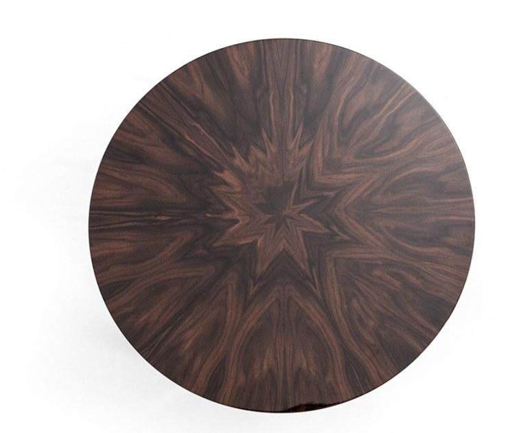 Mytto Круглый деревянный журнальный столик с местом для хранения вещей Larforma sun-id-1431032 - Вид №2