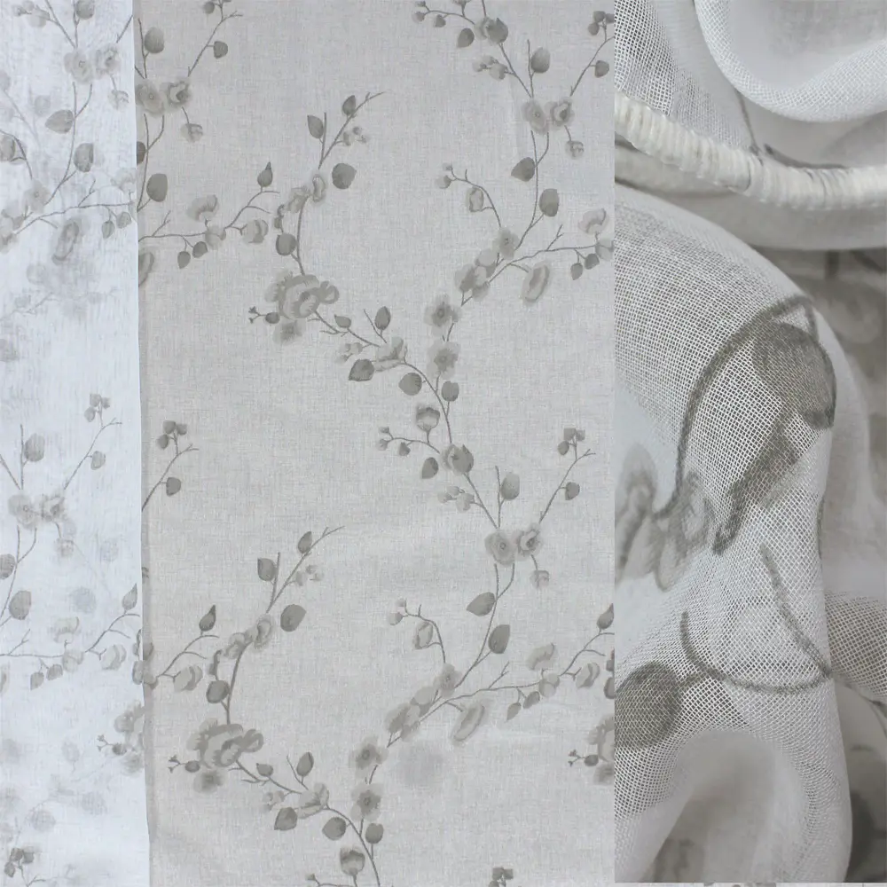 Тюль на ленте 250х260 см цвет коричневый AMORE MIO STLM-2111613