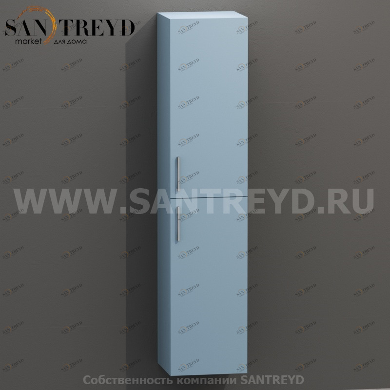MDC153 Высокий шкаф с двумя створками 160 см синий Globo 4ALL Италия Ceramica Globo