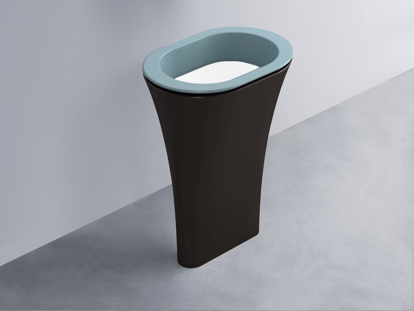AMLA65-PL+AMPILO-BL+AMCOLO-LV Раковина Amedeo Ovale отдельностоящая cielo Enjoy + Amedeo Ceramica Cielo