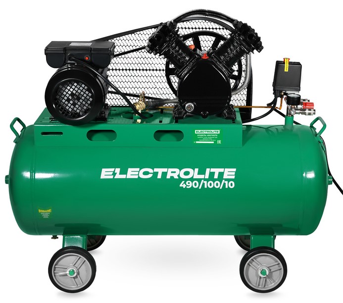 Компрессор поршневой масляный Electrolite 490/100/10 9259090 STDN-0022915 - Вид №4